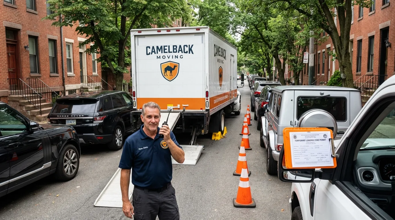City street loading permit setup in Saint George, SC