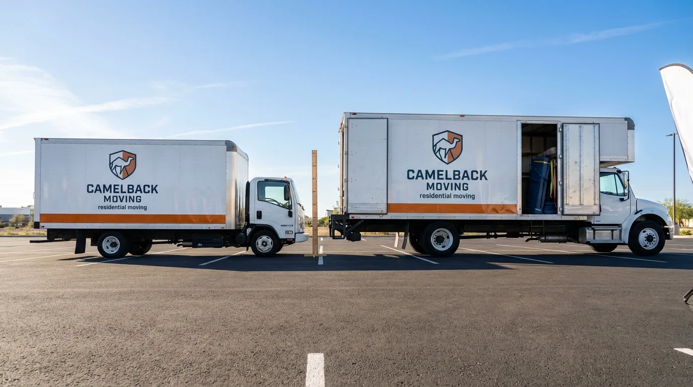 Moving truck size capacity guide in Saint George